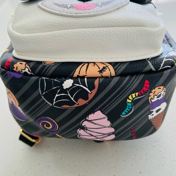 Betsey Johnson Halloween Vampire Puppy Black Print Mini Backpack NWT - Picture 6 of 14